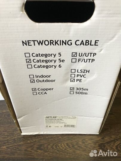 Кабель витая пара utp 5e медь внутренний и внешний