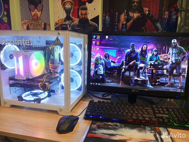 Игровой пк/видео ddr6 8gb/intel12ядер/16gb