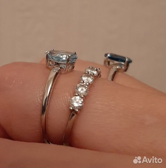 Золотое кольцо с бриллиантами 585 новое