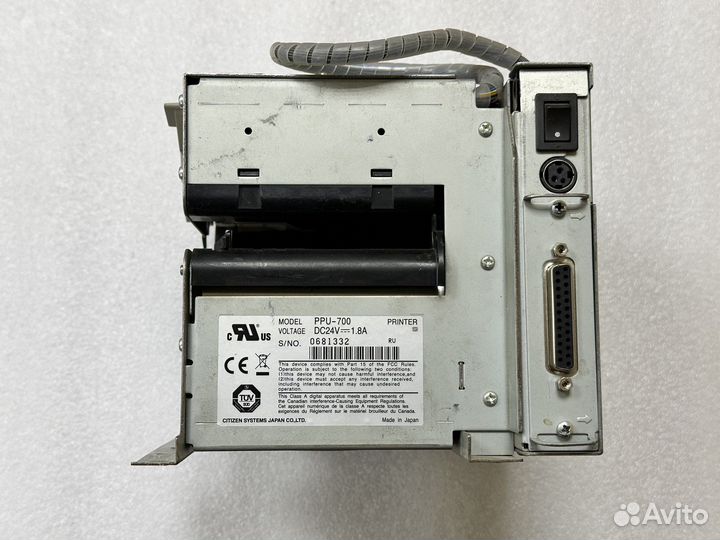 Термопринтер Citizen PPU-700