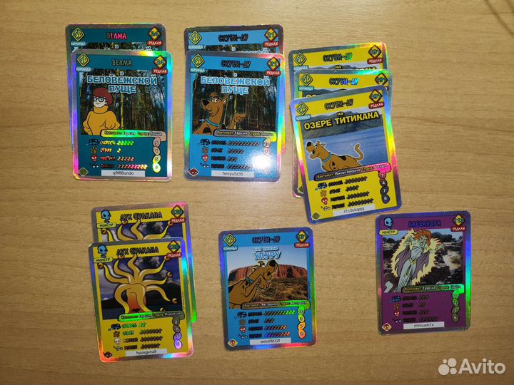 Карточки скуби ду