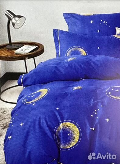 Постельное белье сатин евро