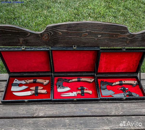 Топор нож подарочный футляр (Арт.67212)