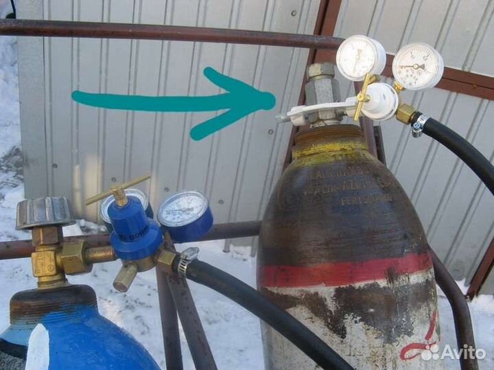 Ацетиленовый Редуктор для газовой сварки Монометры