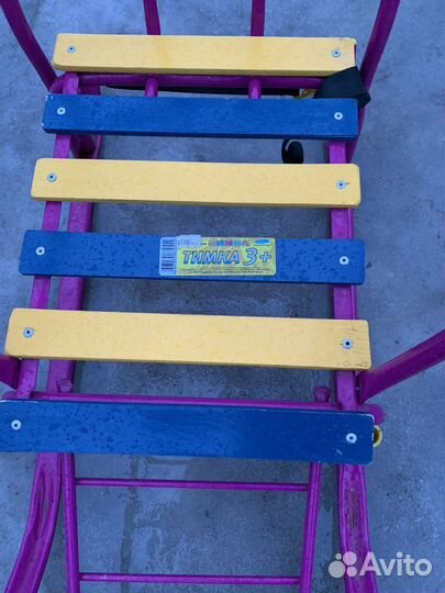 Детские санки с колесами бу