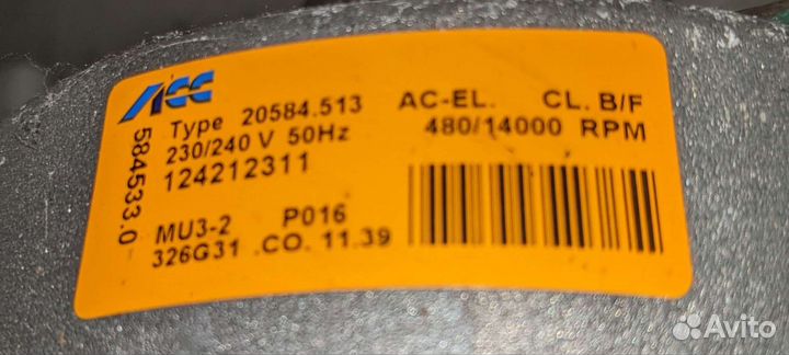 Двигатель стиральной машины Zanussi