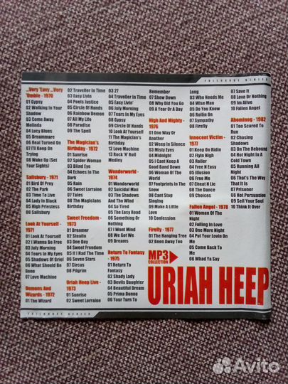MP-3 CD Uriah Heep 1970-1982 гг. (рок - музыка)