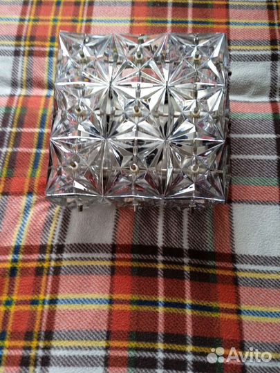Люстра чешский хрусталь СССР