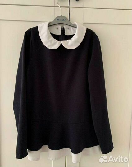 Блузка школьная туника рубашка