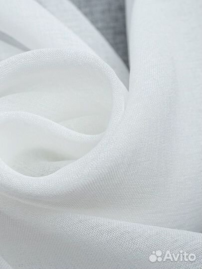Тюль лён батист