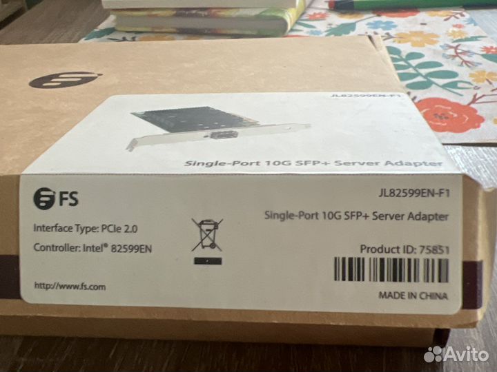 Сетевой адаптер Ethernet на базе Intel 82599EN