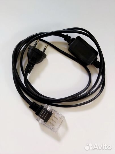 Силовой шнур для плоского дюралайта (трехжильный)