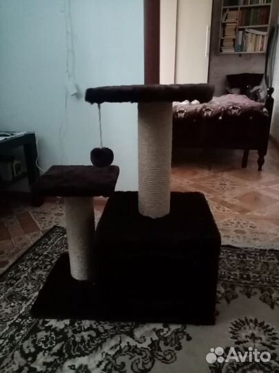 Когтеточка домик для кошки бу