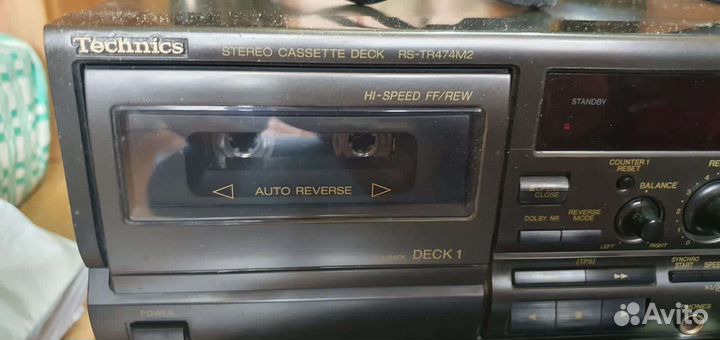 Дека кассетная technics rs-tr 474mагк2