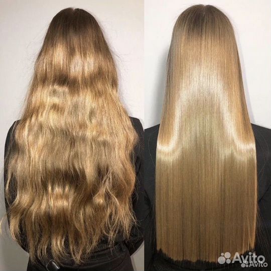 Кератиновое выпрямление, ботокс волос