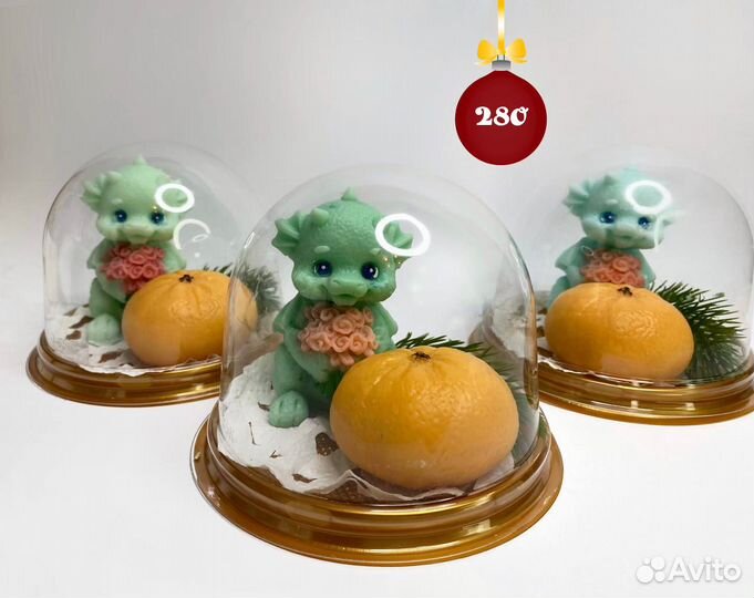 Новогодний букет из мыла