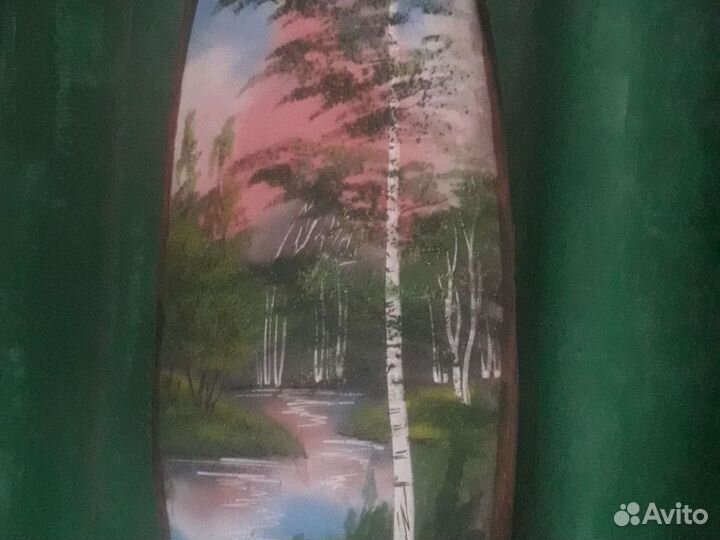 Картина на спиле дерева