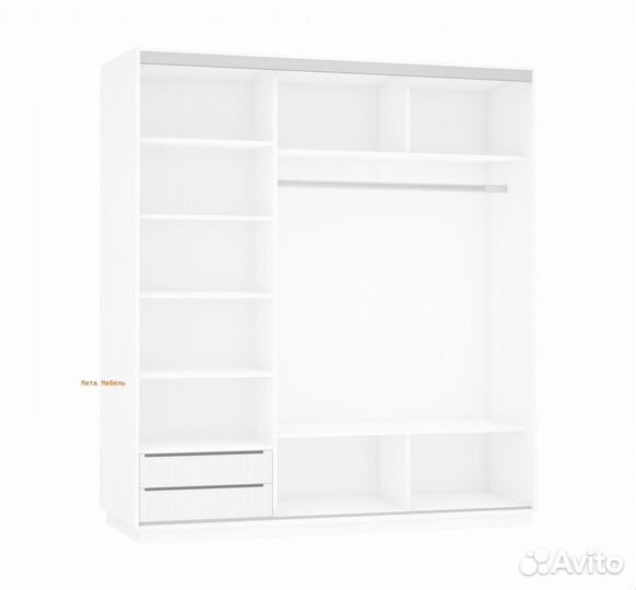 Шкаф купе 3х дверный зеркальный. Доставка, сборка