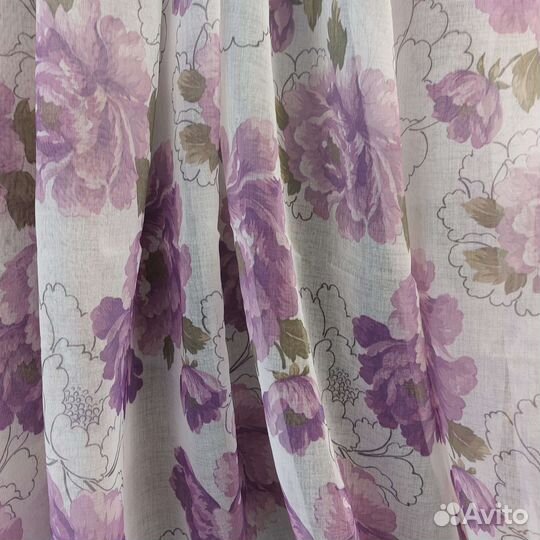 Тюль лён батист