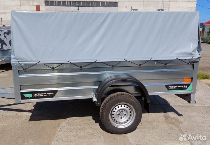 Прицеп титан оцинкованный 2.5х1.3 с бортом 500 мм