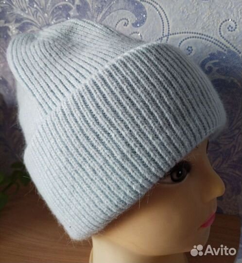 Шапка женская пух норки