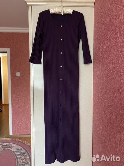 Платье лапша, цвет фиолетовый