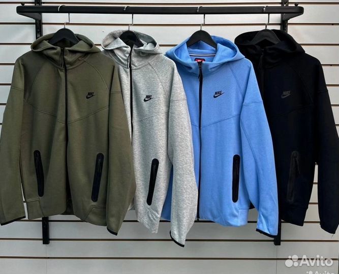 Зип худи nike tech fleece