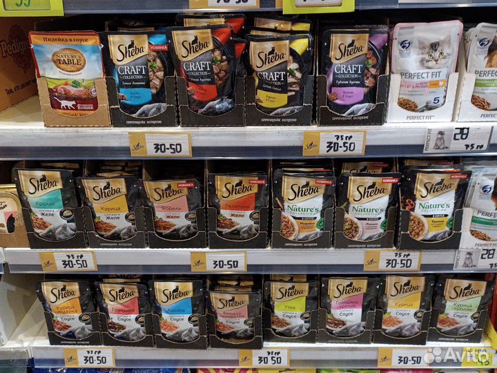 Паучи для кошек, влажный корм