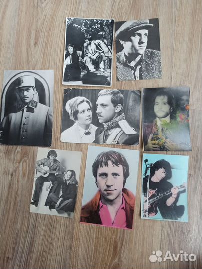Фотооткрытки актёров, музыкантов, советского кино