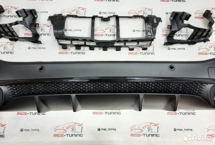 Диффузор с насадками 53 Black на GLS-Class X167