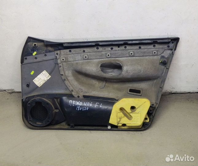 Обшивка двери передней левой Peugeot 406 рестайл