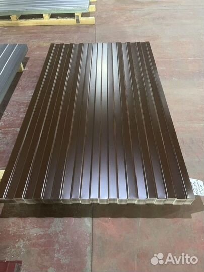 Профлист для забора С8 шоколад (0.35) пф4900