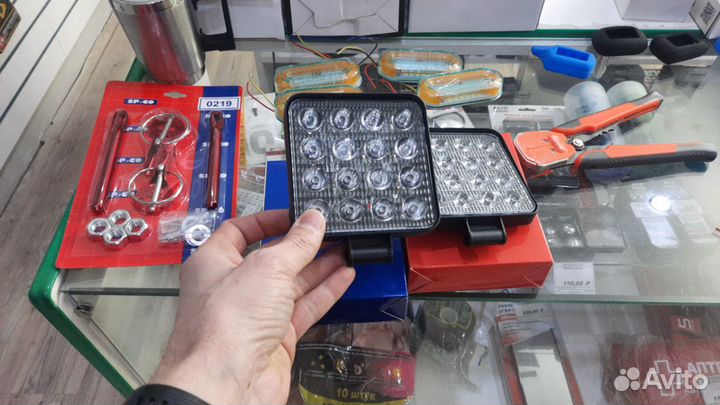 Фсо белый / Стробоскоп красно-синий 2в1