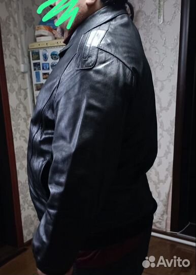 Кожаная куртка мужская