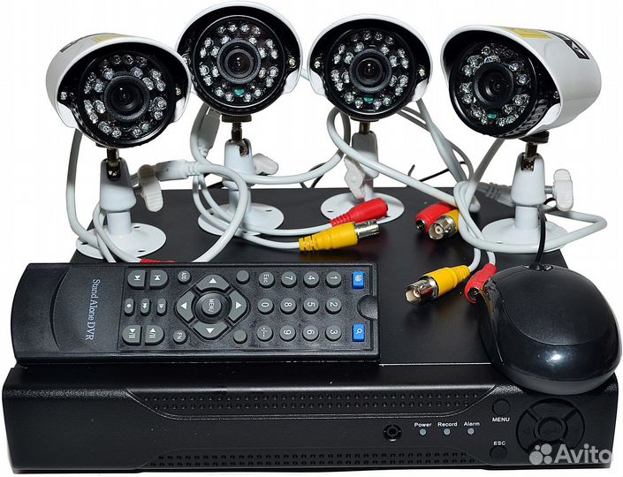 Видеонаблюдение Камера Регистратор Установка