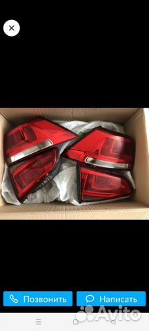 Фонари задние Гольф7