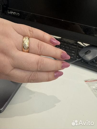 Кольцо серебренное,новое, размер 21,5