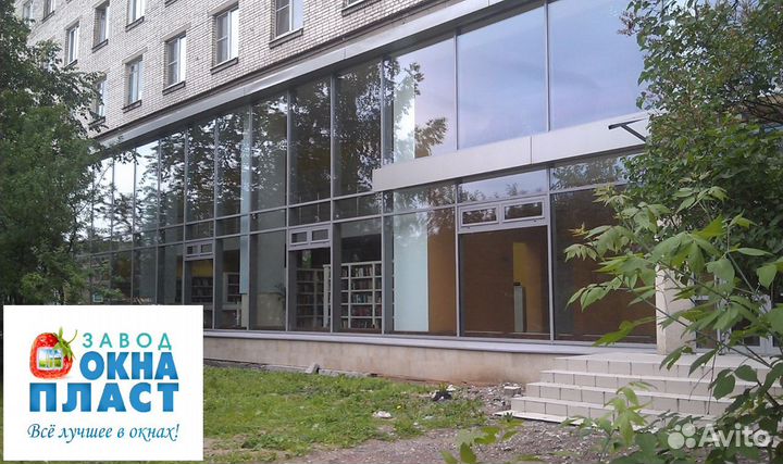 Алюминиевые витражи 8000*6000