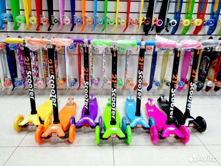 Детский самокат Макси Scooter 21st