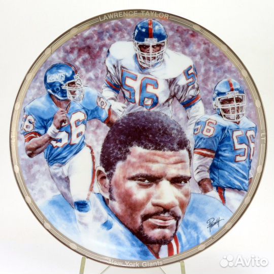 Тарелка Звезды Нац. футбольной лиги Лоуренс Тэйлор