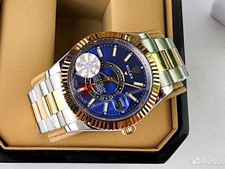 Часы Rolex sky dweller 41mm blue dial