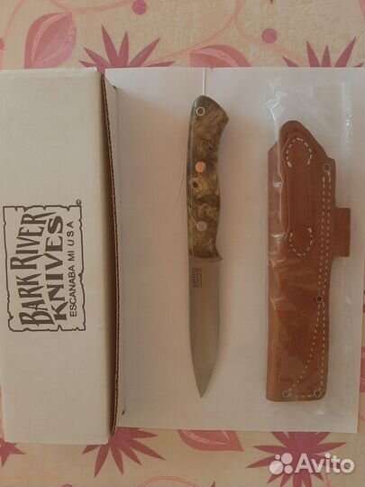 Новый нож bark river aurora сталь А-2 оригинал