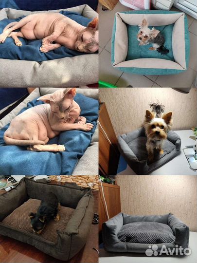 Лежанки и домики для собак кошек гамаки для крыс