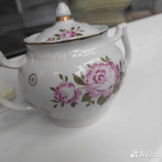 Сахарница молочник чашка фарфор Вербилки