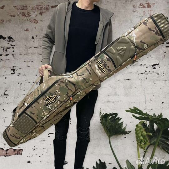 Чехол для удочек 150 см Asian fish с 3 отделениями