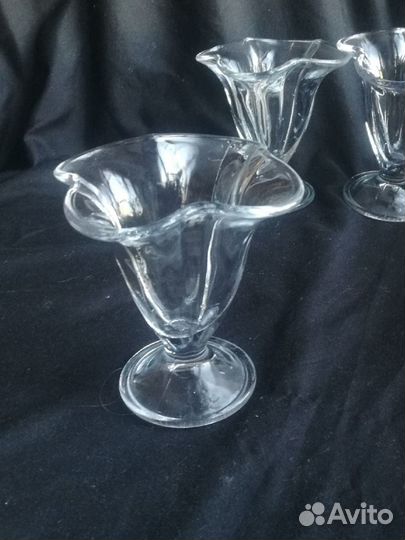 Креманки, вазочки для мороженого (набор 3 шт.)