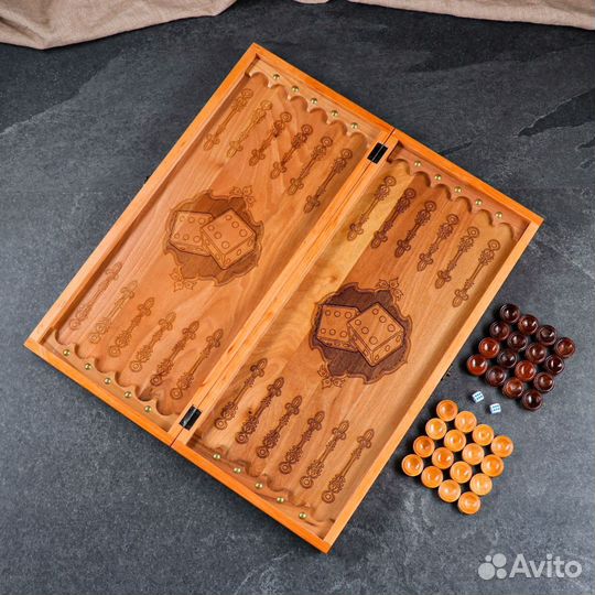 Нарды ручной работы 