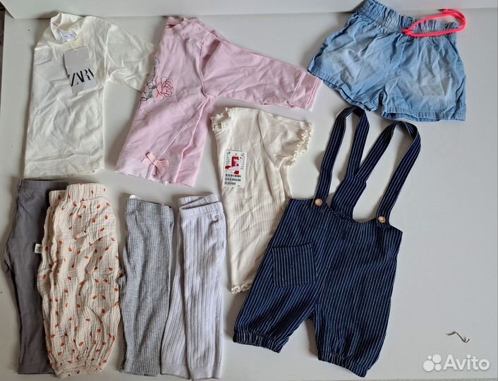 Вещи пакетом на девочку 74 80