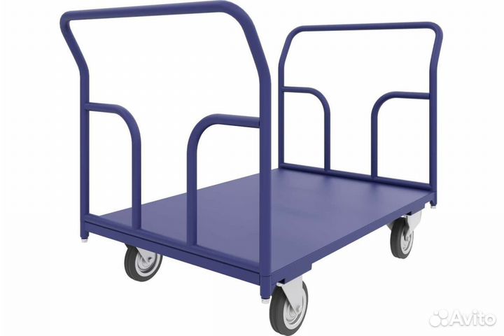 Тележка платформенная с 2 ручками тпд 8 700х1000