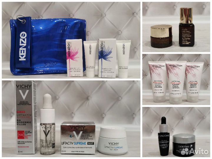 Estee Lauder Repair,Lancome Genefique,Vichy,Kenzo